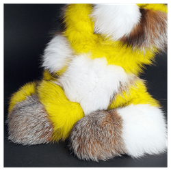 Меховой шарф «Северное сияние»