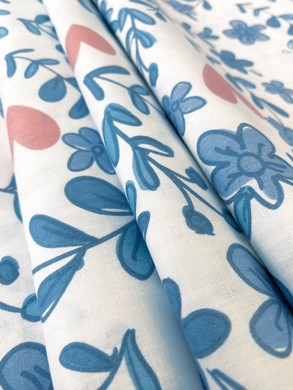 Постельное белье сатин Milky Garden "Marne/Marne (компаньон)" 1,5-сп Наволочка 50х70 см 1 шт Простынь на резинке 90x200 см Пододеяльник 145x215 см