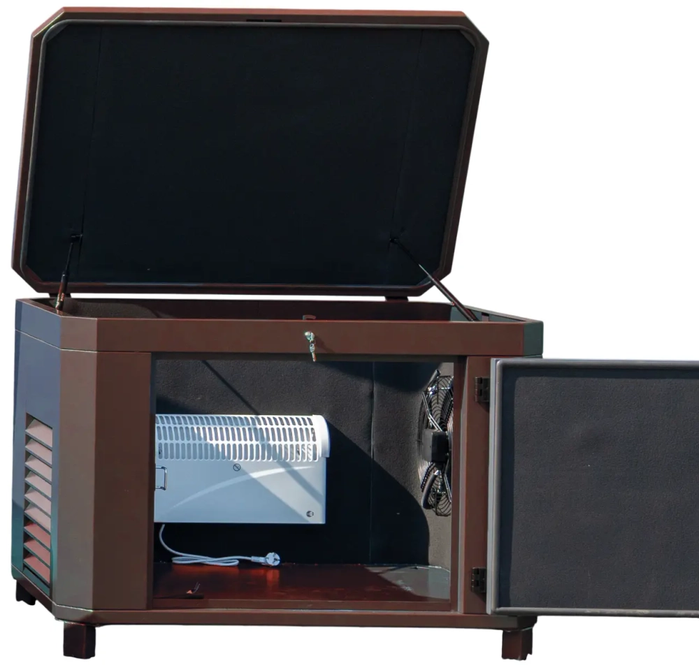 Кожух для генератора Geon Premium 1200W зимний RAL 8017 GP1200W8017