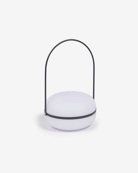 Переносная настольная лампа Tea с черной отделкой