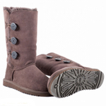 Угги Bailey Button Triplet Chocolate