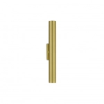 Светильник настенный Compass 2х10W,  D45xH380мм,  2069Lm,  3000К,  матовая латунь