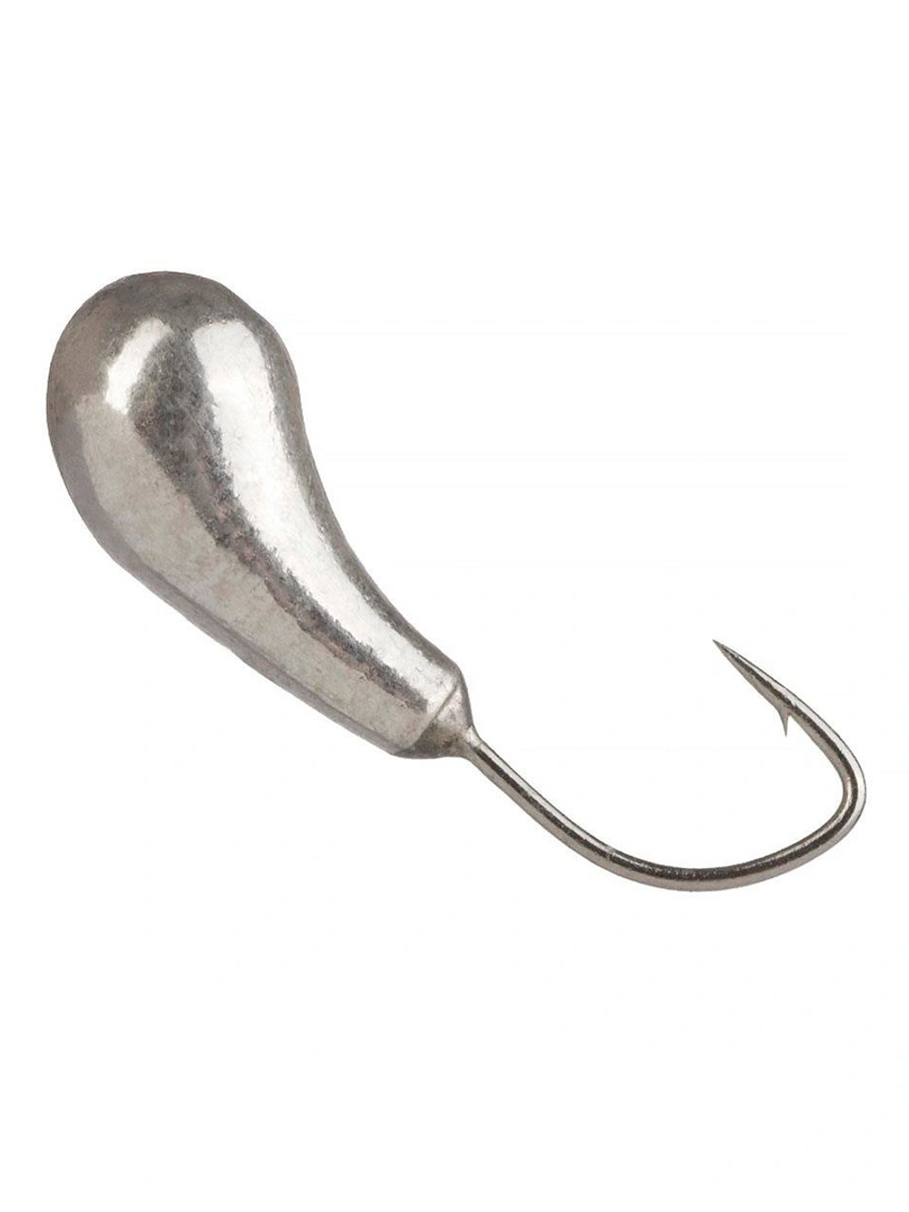 Мормышка Helios вольфрамовая Чесночинка с отверстием 3,5мм 0,85гр Sil (MW-1535-Sil)