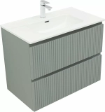Тумба с раковиной Aquanet Джейн (Flat) 335434/330431 80 мисти грин
