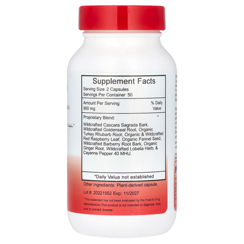 Christopher's Original Formulas, средство для нижних отделов кишечника, 100 вегетарианских капсул