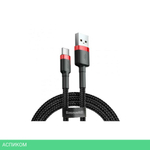 Кабель Baseus Cafule 2m Red/Black (CATKLF-C91)