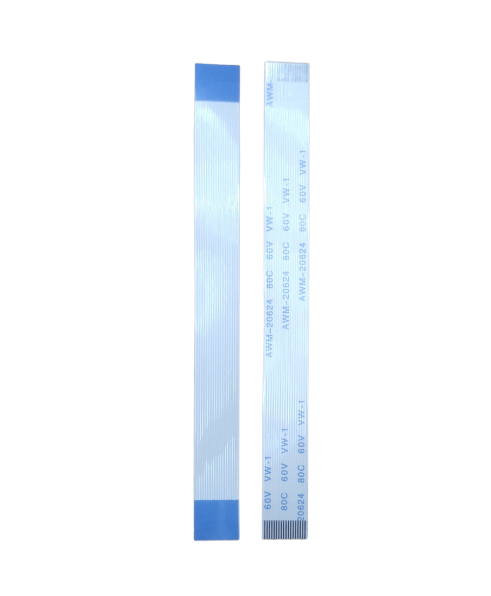 Шлейф FFC 18-pin Шаг 0.5mm Длина 10cm Прямой A-A AWM 20624 80C 60V VW-1