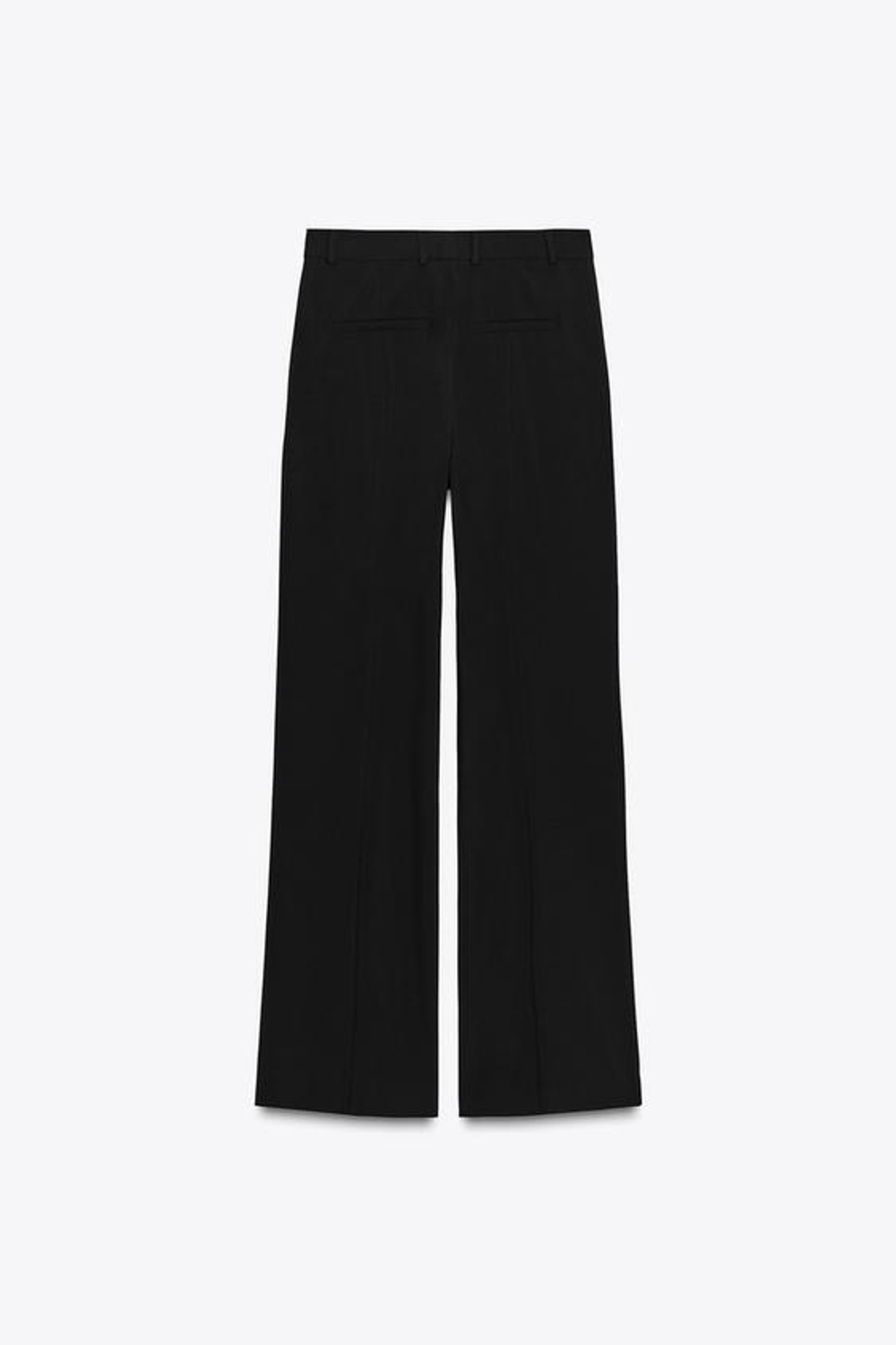 ZARA БРЮКИ С ВЫСОКОЙ ПОСАДКОЙ — ZW COLLECTION, ЧЕРНЫЙ