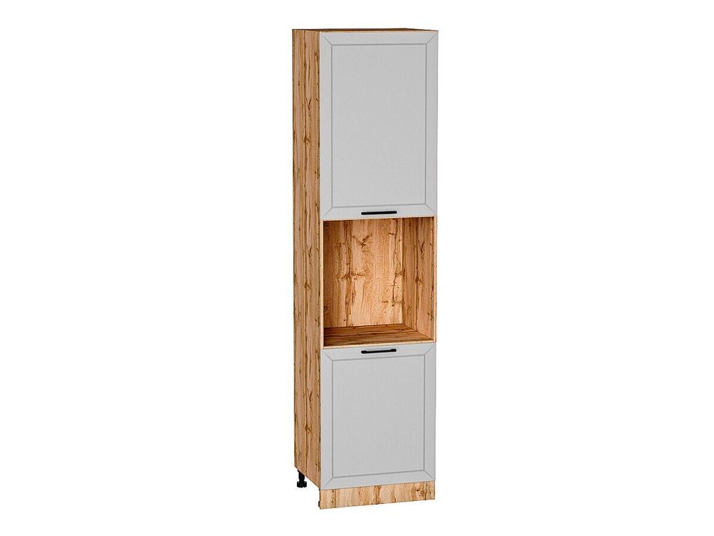 Шкаф пенал с 2-мя дверцами под технику Глетчер