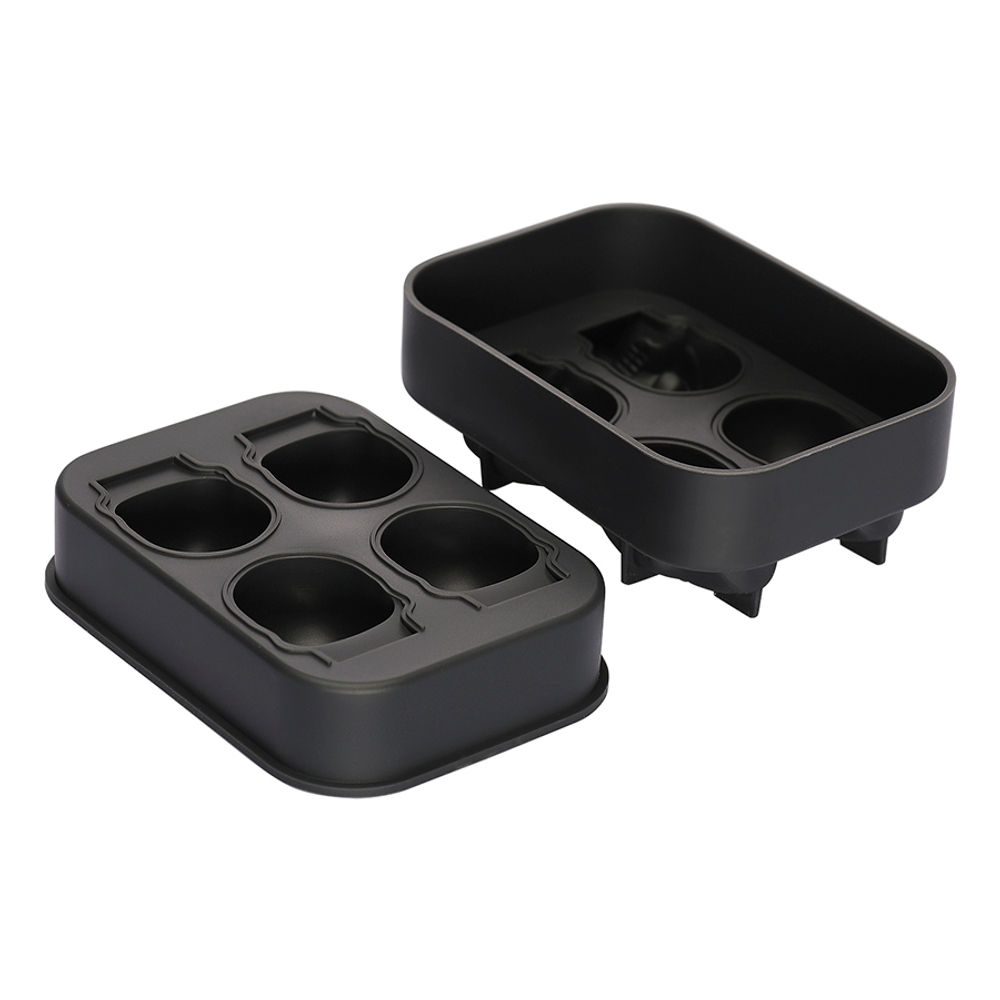 Форма для льда ice skull, графит