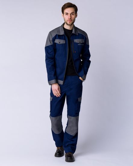 Костюм "Статус" брюки (т.синий/серый)