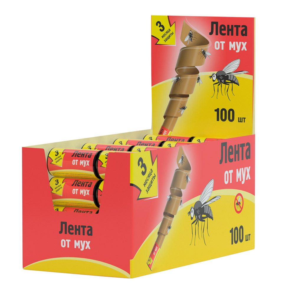 Лента от мух (в шоубоксе) NO name , 28570