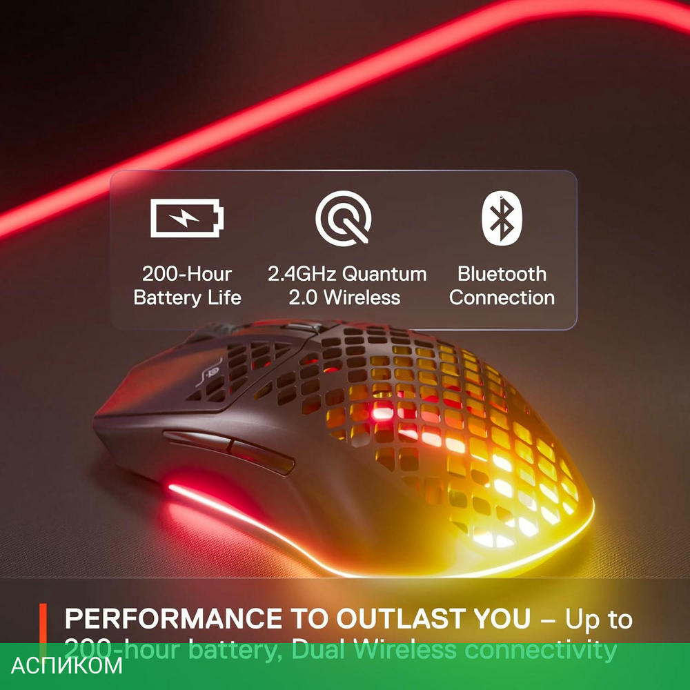 Мышь SteelSeries Aerox 3 Onyx (62612)