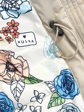 Куртка удлиненная с воланами для девочки Pulka бежевая