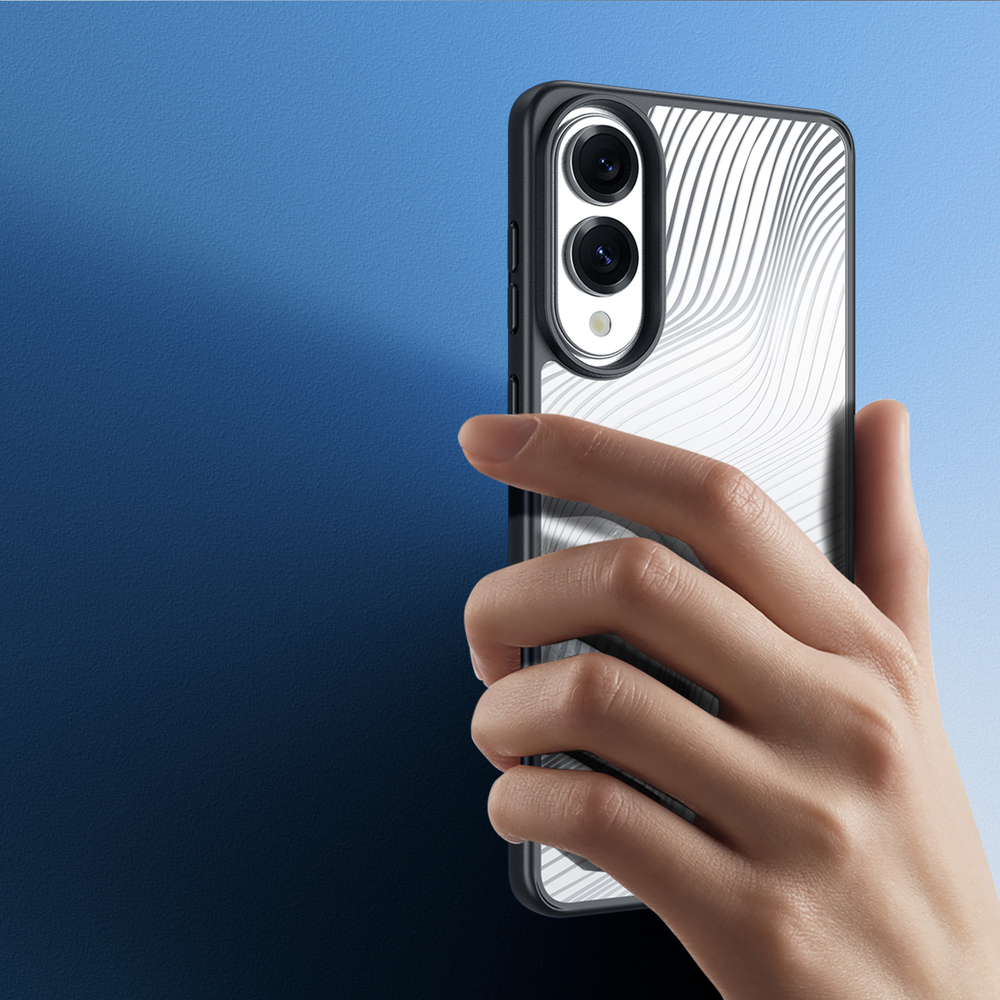 Чехол прозрачный с мягкими рамками от Dux Ducis для Samsung Galaxy S25 Edge, серия Aimo Series Case