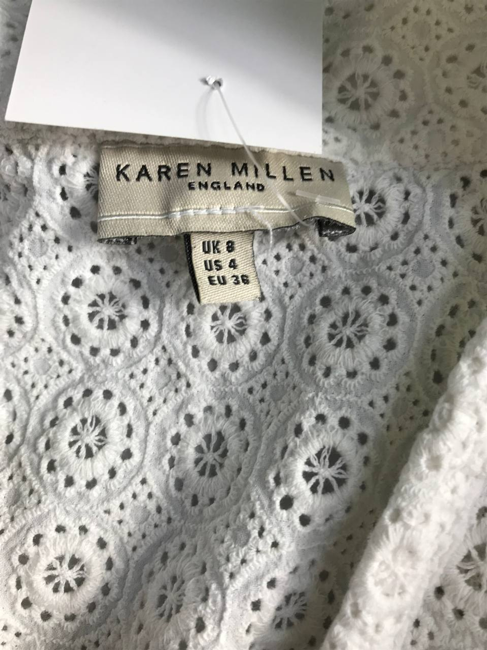 Блузка Karen Millen кружевная, маркировка 36, визуально на 42 размер