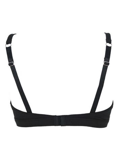 Бюстгальтер-топ с мягкими двухслойными чашками (Размер: 1B) (Цвет: черный)