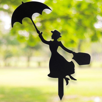 Декорация садовая "Леди" 32*21см, металл