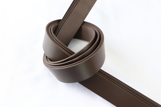 Ременная заготовка Коричневая Люкс с покрытием