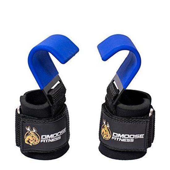 Крючки для фитнеса и тяжелой атлетики DMOOSE FITNESS