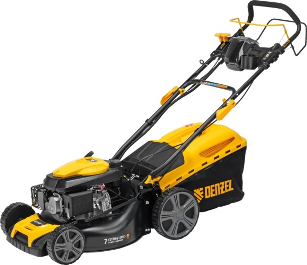 Газонокосилка бензиновая Denzel GLD-460SP-VE 46см, привод, вариатор, эл.старт, 60 л 58809