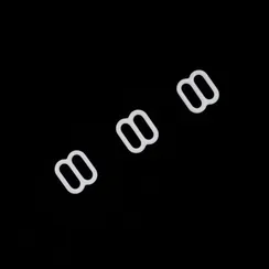 Регулятор для бретели белый 10 мм