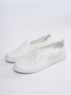 Мокасины летние с перфорацией