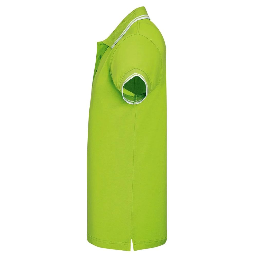 Футболка Polo мужская Pasadena, 100% хлопок, цвет лайм, размер М