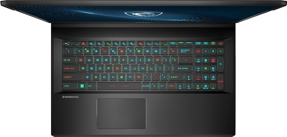 Ноутбук 17,3" MSI GP76 Vector 12UGS-454RU Core i7 12700H/16Gb/1Tb SSD/NV RTX3070Ti 8Gb/17.3" FullHD/Win11 Черный (9S7-17K412-454)