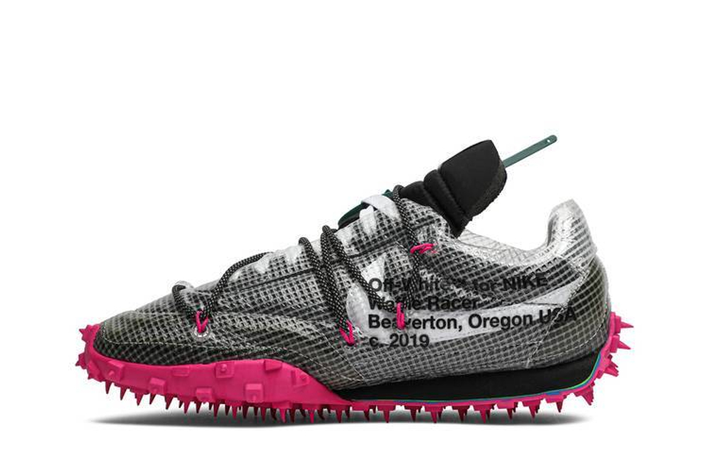 Кроссовки Off-White X Nike Waffle Racer (Женская размерная сетка)