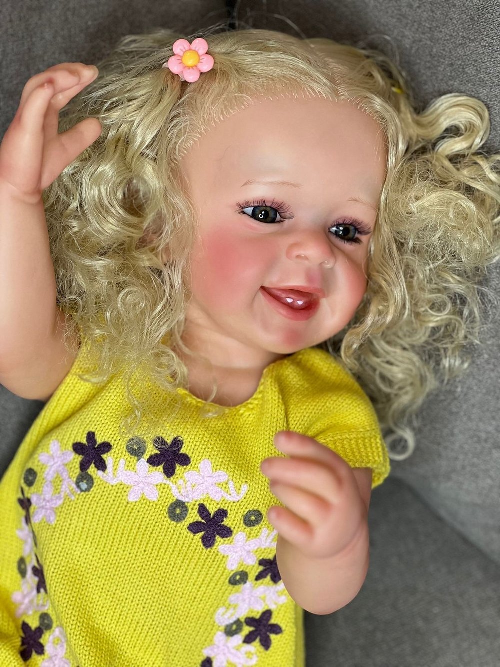 Кукла Реборн виниловая 55см в пакете (FA-560)