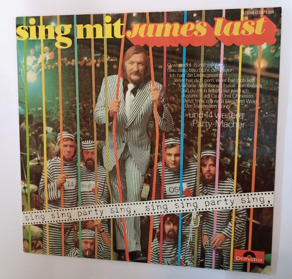 Винтажная виниловая пластинка LP James Last Sing Mit (Germany 1973)
