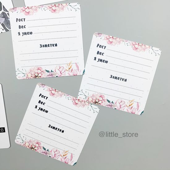 Комплект открыток "Черно-белые звери"