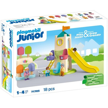 Playmobil - Junior Башня приключений с киоском мороженого 71703