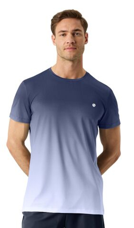 Теннисная футболка Bj_rn Borg Ace Printed - dark navy/fading