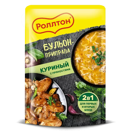 Приправа-бульон Роллтон куриный 70 гр