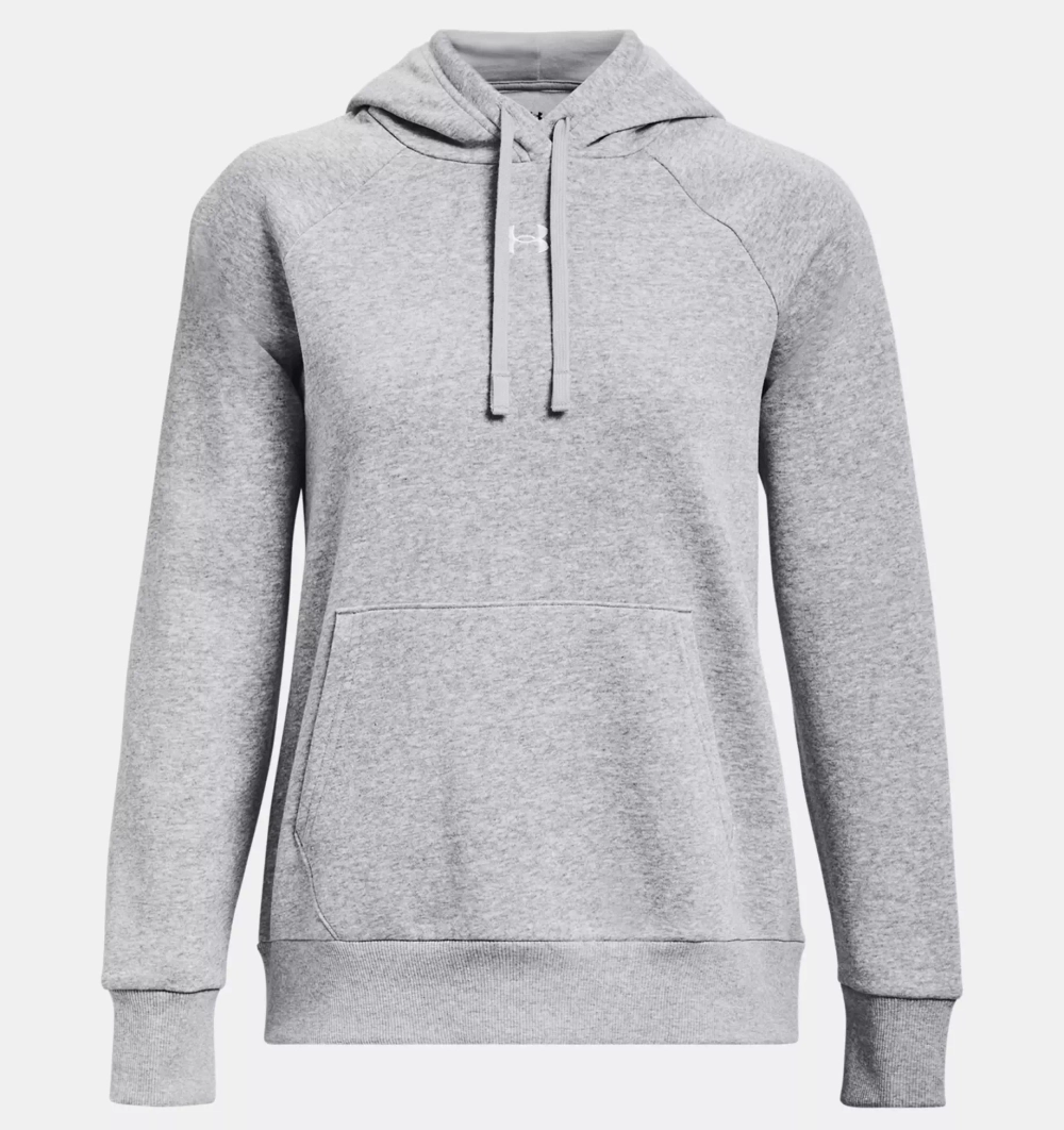 Женская флисовая толстовка Under Armour UA Rival Fleece Hoodie-GREY