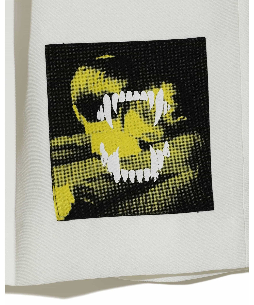 UNDERCOVER ШОРТЫ БЕЛЫЕ С НАШИВКАМИ