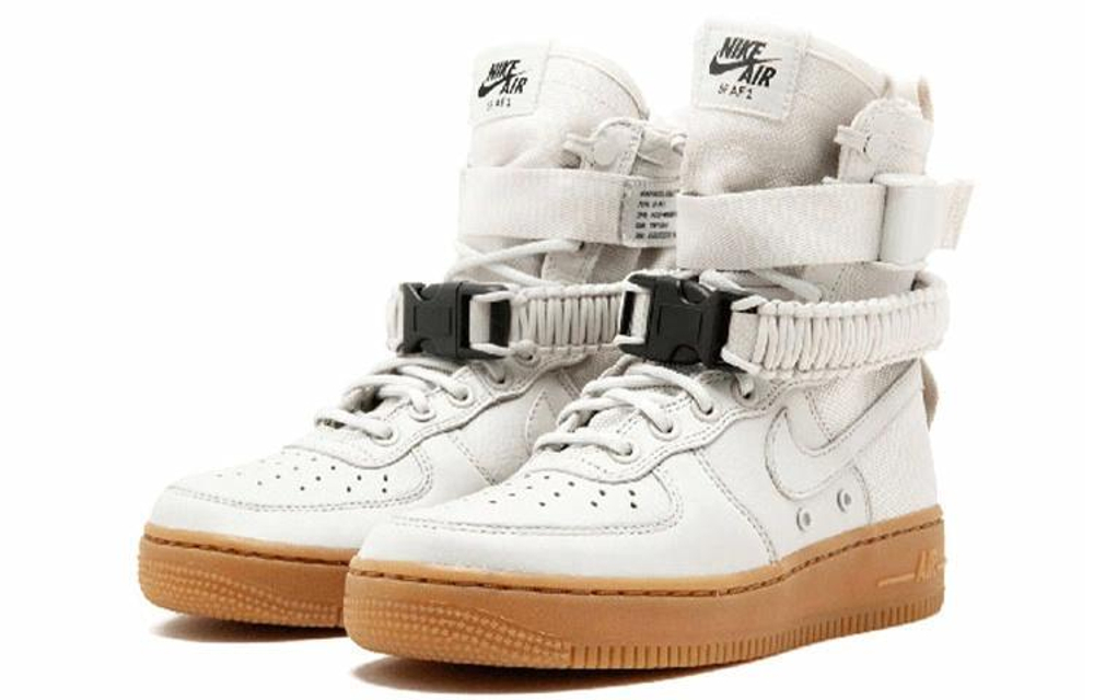 Кроссовки Nike Air Force 1 Light Bone (Женская размерная сетка)