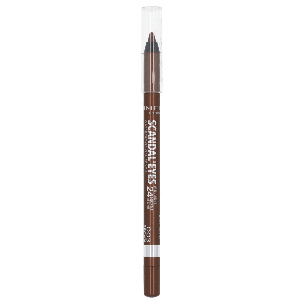 Rimmel London, Skindaleyes, водостойкий гель-карандаш, 003 коричневый, 1,3 г (0,04 унции)