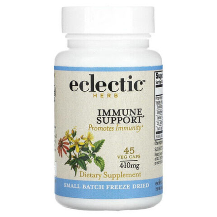 Растительные экстракты и настойки Eclectic Institute, сублимированная добавка для укрепления иммунитета, 410 мг, 45 растительных капсул