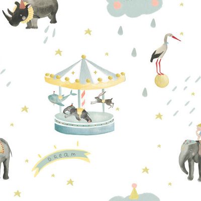 парк развлечений на белом