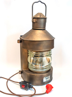 Большой напольный светильник из корабельного топового фонаря «Топовый ТС», Ленинград, 1970 год