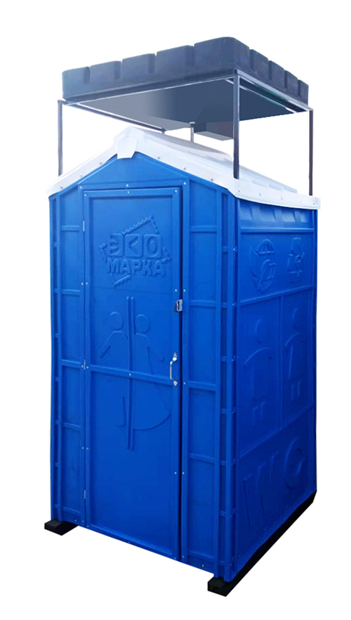 Мобильная Душевая Кабина  Тип2 (С Тэном Италия) в разборе Экомарка(1200x1100x2650см;75кг;серый) - арт.561304