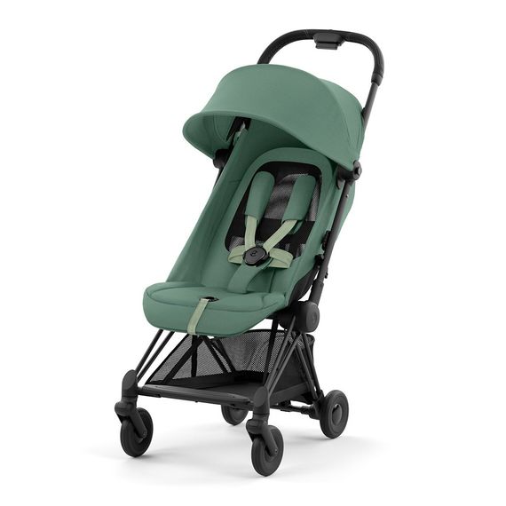 Прогулочная коляска Cybex Coya Leaf Green Matt Black