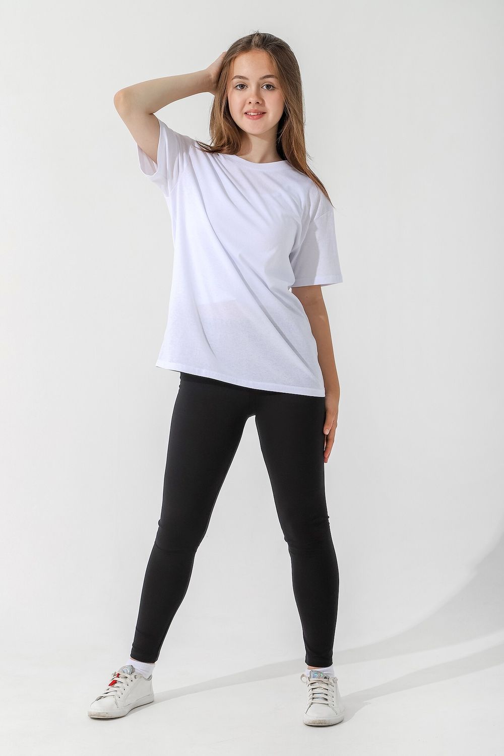 Брюки для девочки Легинсы №2 Виотекс ЧЁРНЫЙ