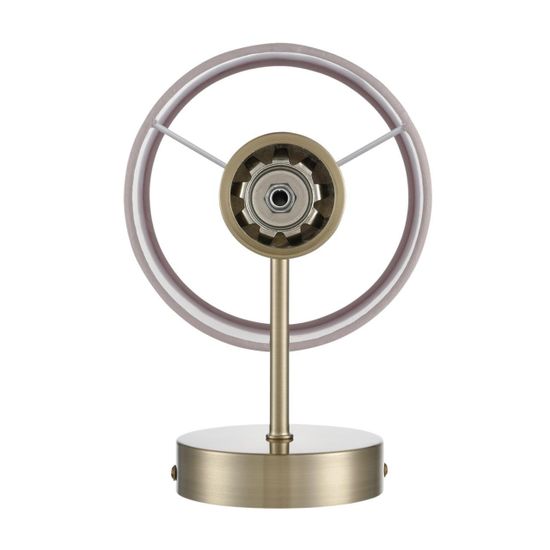 8109/1W MODERNI LN25 129 латунь титаниум/бежевый, металл/текстиль/стекло Бра E14 40W 220V DAMONA