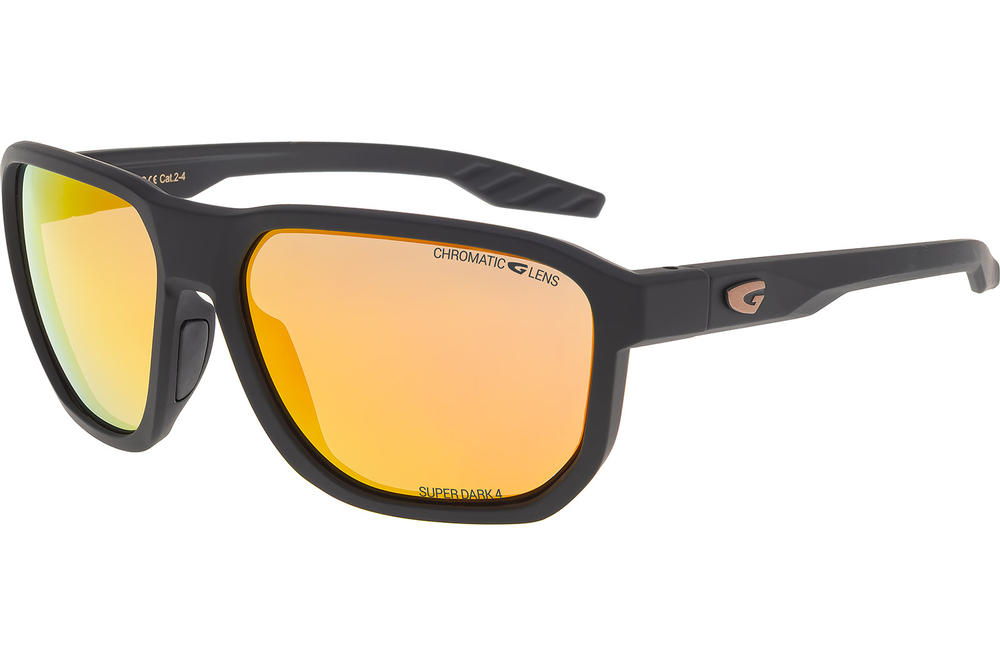 Спортивные очки GOG Pamir / Matt Metallic Black/Black / Photochromic Reflex Gold