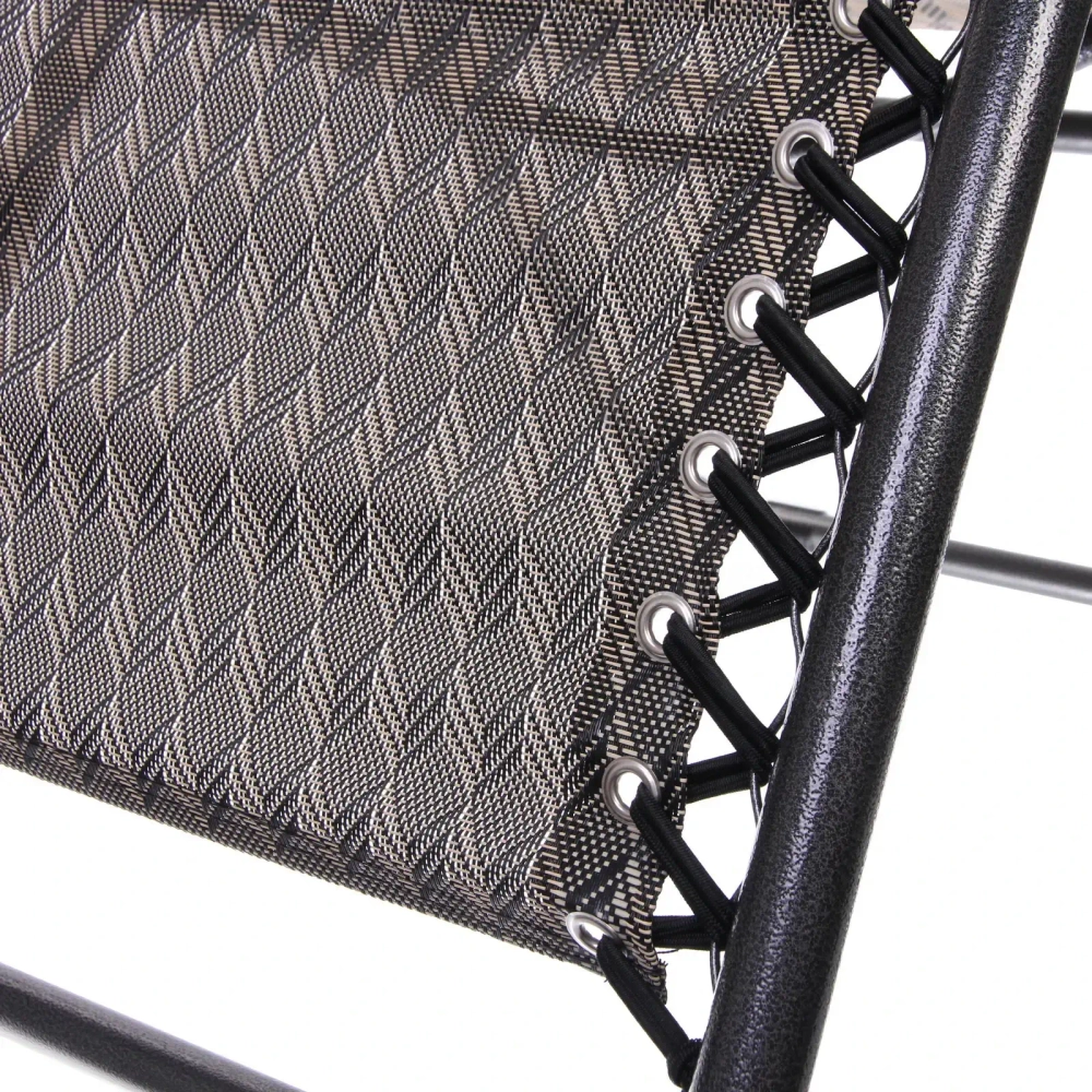 Шезлонг (кресло) 177*64*113см «Уют» с подголовником, 2 положения, Орнамент RH-3, ДоброСад