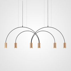 Подвесной светильник ARC 4 Gold